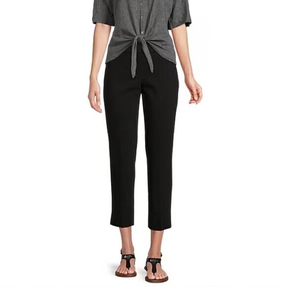 MICHAEL Michael Kors Lux Tech Stretch Slit Hem Capri Pants Size 14 - Picture 1 of 8
